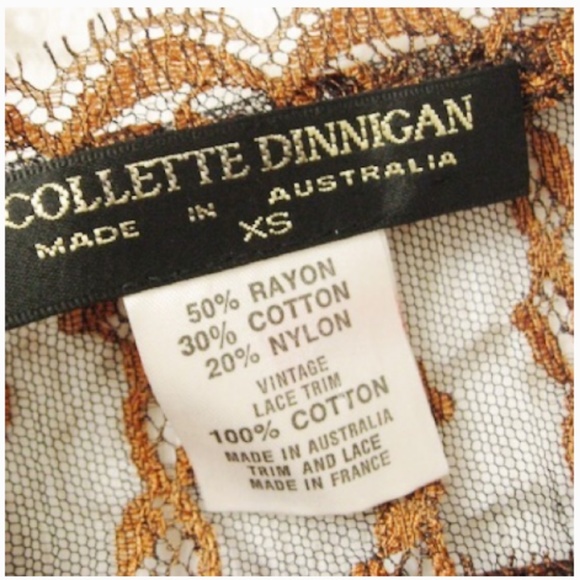 Collette Dinnigan Vintage Lace Slip Dress - Picture 7 of 8